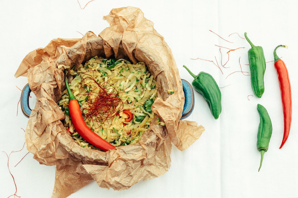 Leckeres Rezept für ein vegetarisches Frühstück mit Kartoffeln und Zucchini rezepte vegetarisch, rezepte, rezept vegetarisch, kartoffel auflauf, kartoffel, gesund frühstücken, gesundes frühstück rezepte, frühstück rezepte