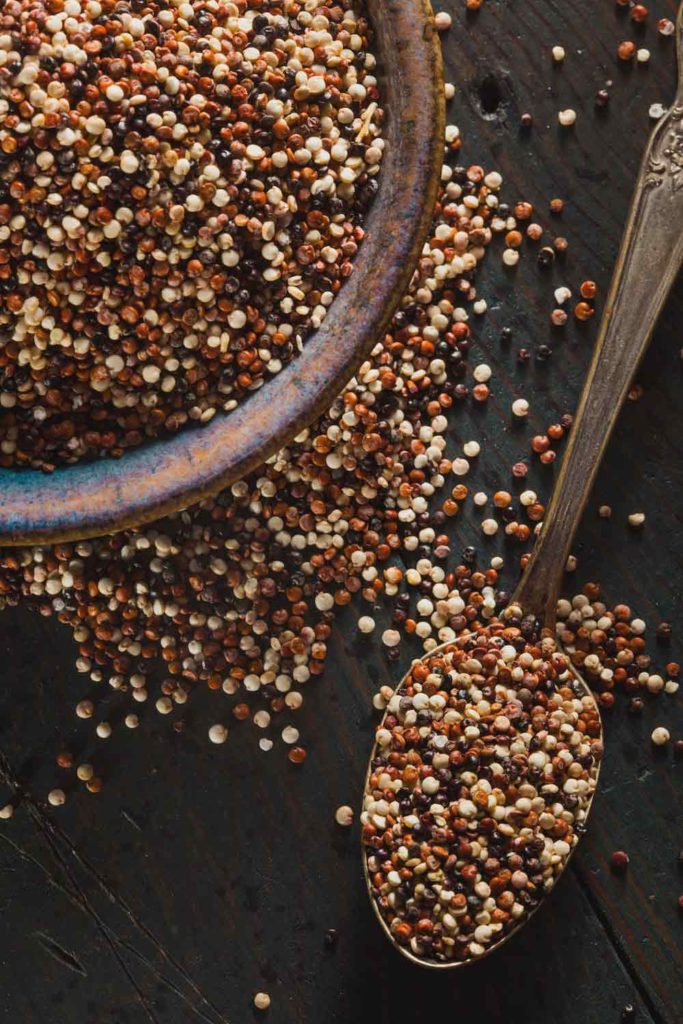 Gesundes Quinoa Glutenfrei, nahrhaft, proteinreich und sehr lecker