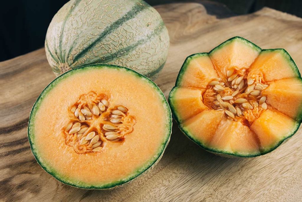 Honigmelone Wenig Kalorien, nahrhaft und erfrischend gut