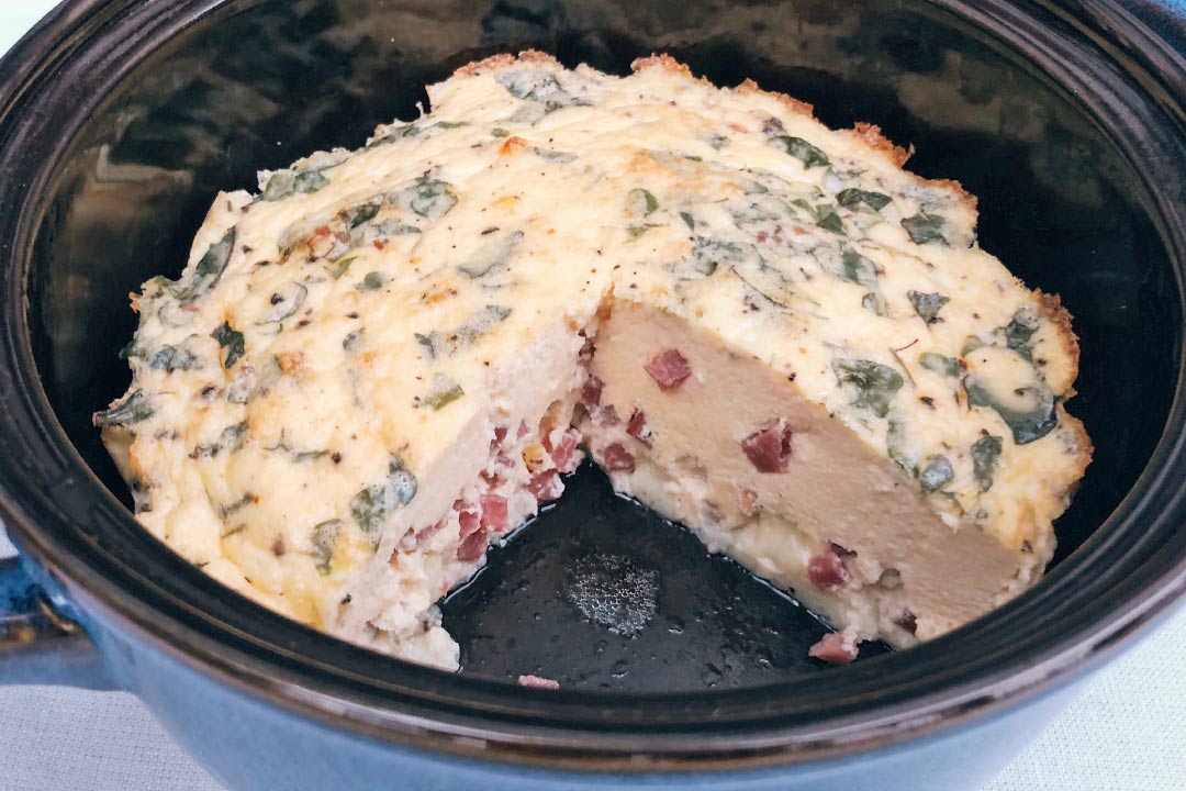 Low Carb Rezept Zum Fruhstuck Eierauflauf Mit Speck Und Gruyere Foodblog Abwechslungsreiche Und Selbstkreierte Rezepte