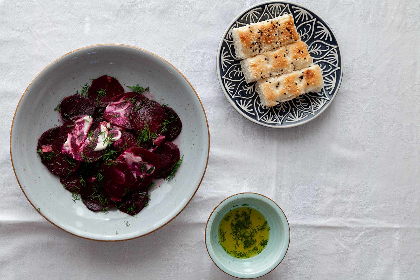 Rote Bete aus dem Ofen mit Joghurt nach Yotam Ottolenghi