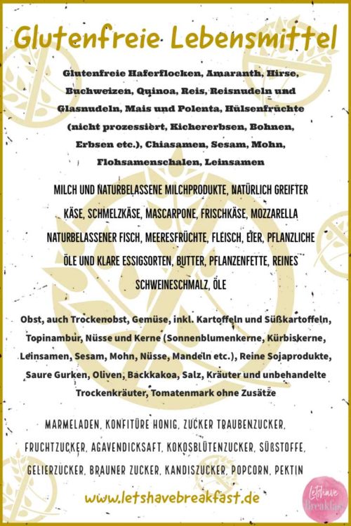 Liste Glutenfreie Lebensmittel Pdf