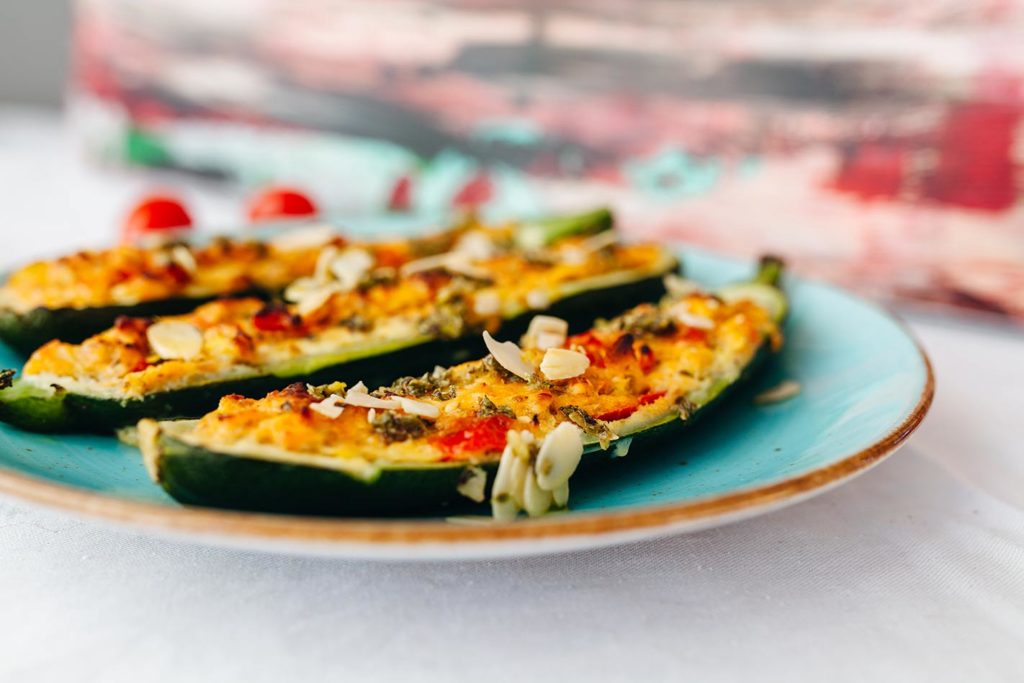 Vegetarisch Gefullte Zucchini Dieses Rezept Ist Simpel Und Kostlich Foodblog Abwechslungsreiche Und Selbstkreierte Rezepte