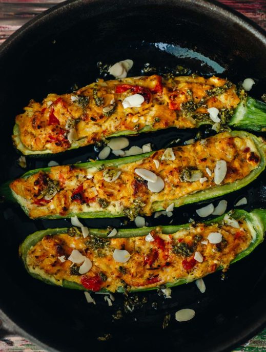 Vegetarisch Gefullte Zucchini Dieses Rezept Ist Simpel Und Kostlich Foodblog Abwechslungsreiche Und Selbstkreierte Rezepte