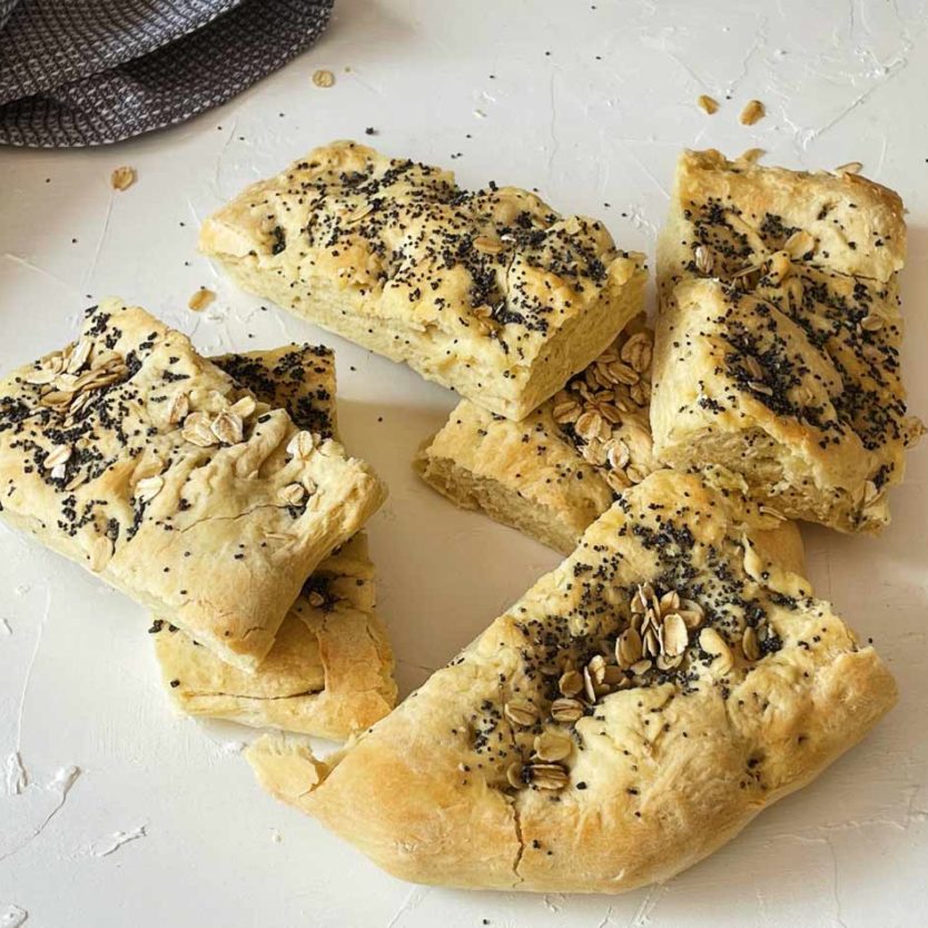 Original Focaccia Rezept als Frühstücksvariante