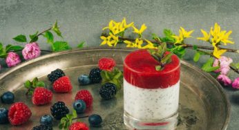 Chiapudding mit Sommerbeeren-Mus: Das fruchtige Über-Nacht-Frühstück