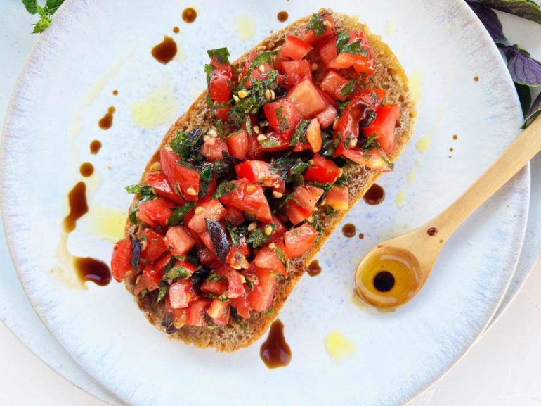 Bruschetta Rezept mit einem überraschend köstlichem Twist