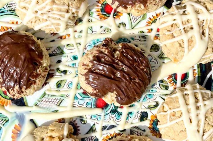 Haferkekse-Rezept für weiche Kekse mit Schokolade