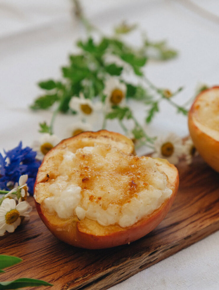 Milchreis kochen leicht gemacht: Milchreis im Apfel aus dem Ofen