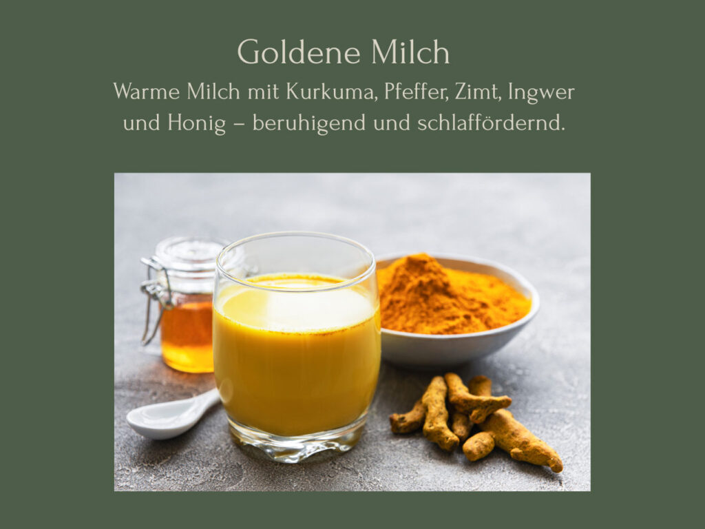 Goldene Milch ist einfach herzustellen und wirkt beruhigend und schlaffördernd