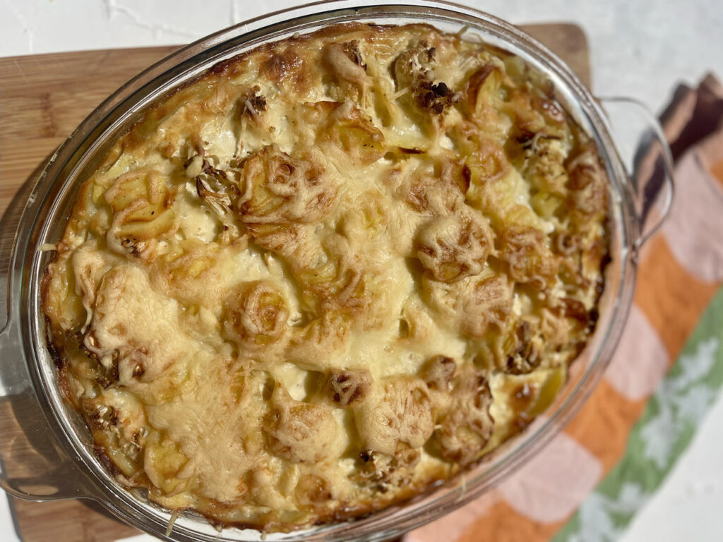 Lecker und leicht gemacht: Dieses Auflauf-Rezept mit der Schritt-für-Schritt-Anleitung führt zu dieser knusprigen Kruste