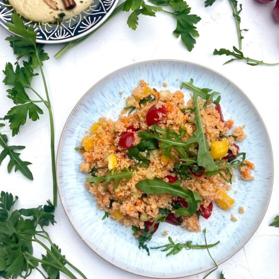 Couscous Sommersalat mit knackigem Gemüse