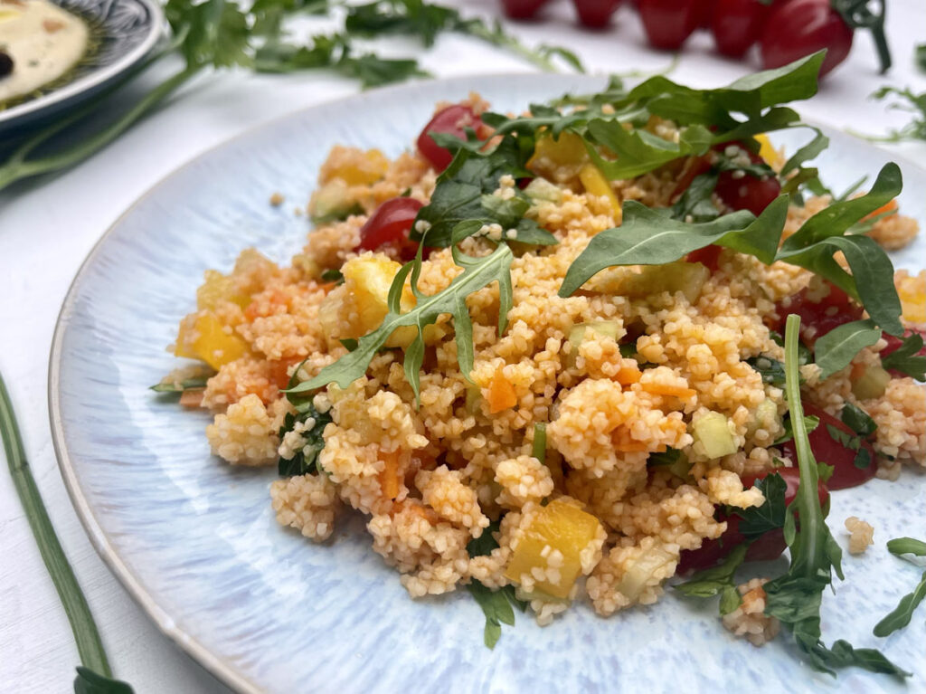 Einfache, gesunde und frische Zutaten und Rezept mit Schritt-für-Schritt-Anleitung