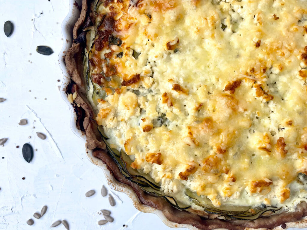 Mit Käse überbacken: Quiche mit cremiger Füllung