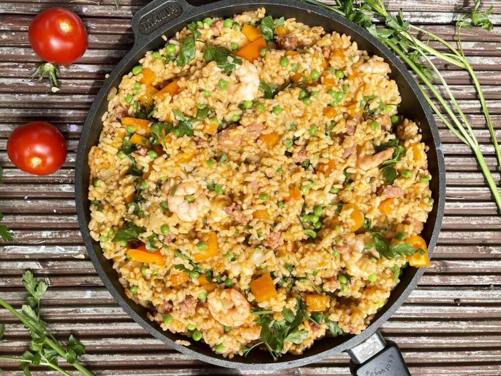 Paella Rezept - leicht zuzubereiten und sehr lecker