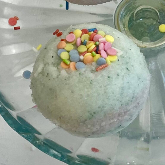 Schritt-für-Schritt Anleitung und Rezept: Zutaten Bild für das Badebomben Rezept